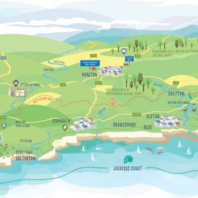 East Devon Cultural Tourism Map